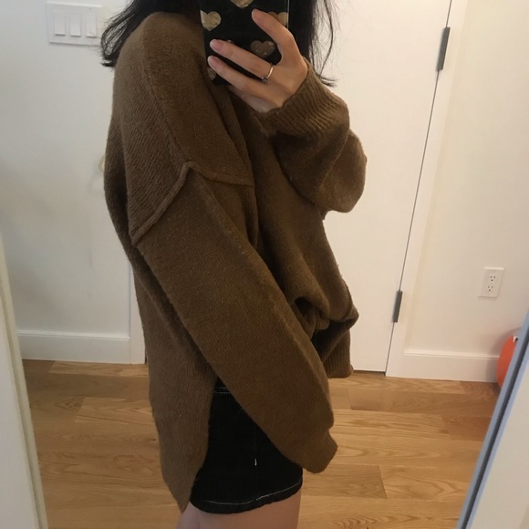 oak + fort caramel sweater - Picture 4 of 6